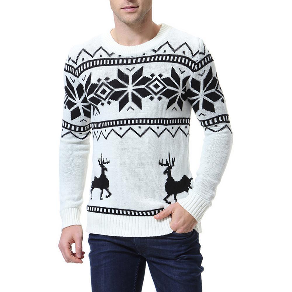 Man Sweater Warm Casual Knitted Pullover Sweaters 201203