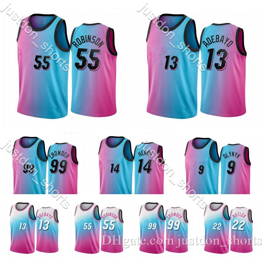 Customized MEN 14 Duncan Robinson 13 Tyler Herro 55 Bam Adebayo Jimmy Butler Blue Pick City Vice Basketball Jerseys, Shows
Customized MEN 14 Duncan Robinson 13 Tyler Herro 55 Bam Adebayo Jimmy Butler Blue Pick City Vice Basketball Jerseys, Shows