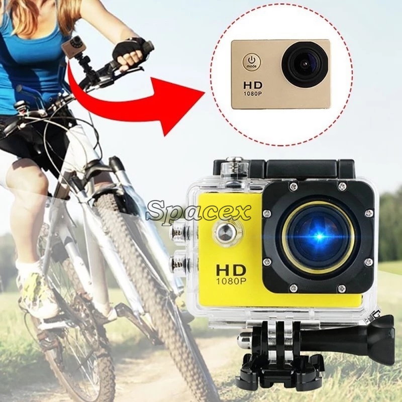 A9 1080P Full HD Action Digital Sport Camera 2 Inch Screen Waterproof DV Recording Mini Sking Bicycle Photo Video Camera