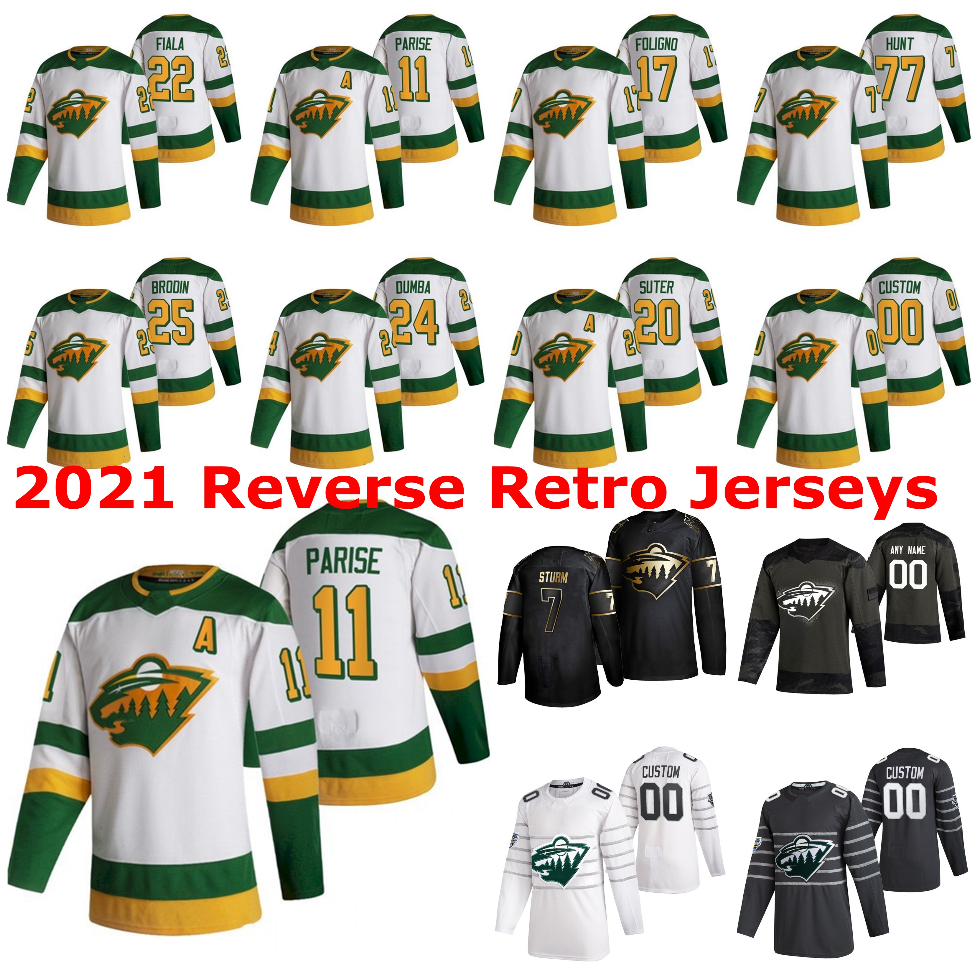 Minnesota Wild 2021 Reverse Retro Jerseys 46 Jared Spurgeon Jersey 24 Matt Dumba 9 Mikko Koivu 3 Charlie Coyle Ryan Donato Custom Stitched, Black;red
Minnesota Wild 2021 Reverse Retro Jerseys 46 Jared Spurgeon Jersey 24 Matt Dumba 9 Mikko Koivu 3 Charlie Coyle Ryan Donato Custom Stitched, Black;red