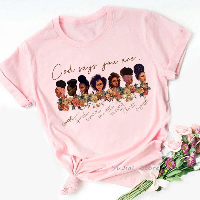 new God says you are black girl is beautiful magic t shirt women melanin t shirts femme black lives matter Juneteenth tshirt, 0816151
new God says you are black girl is beautiful magic t shirt women melanin t shirts femme black lives matter Juneteenth tshirt, 0816151