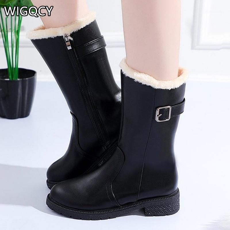 2020 New Autumn Winter Women's Thick-heeled Fashion Mid-tube Boots Women's Plus Velvet Warm British Style Boots1, Black
2020 New Autumn Winter Women's Thick-heeled Fashion Mid-tube Boots Women's Plus Velvet Warm British Style Boots1, Black