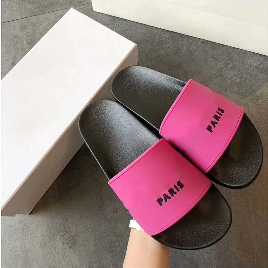 Paris Fashion Sliders Mens Womens Summer Sandals Beach Slippers Ladies Flip Flops Loafers Black White Pink Slides Chaussures Shoes
Paris Fashion Sliders Mens Womens Summer Sandals Beach Slippers Ladies Flip Flops Loafers Black White Pink Slides Chaussures Shoes