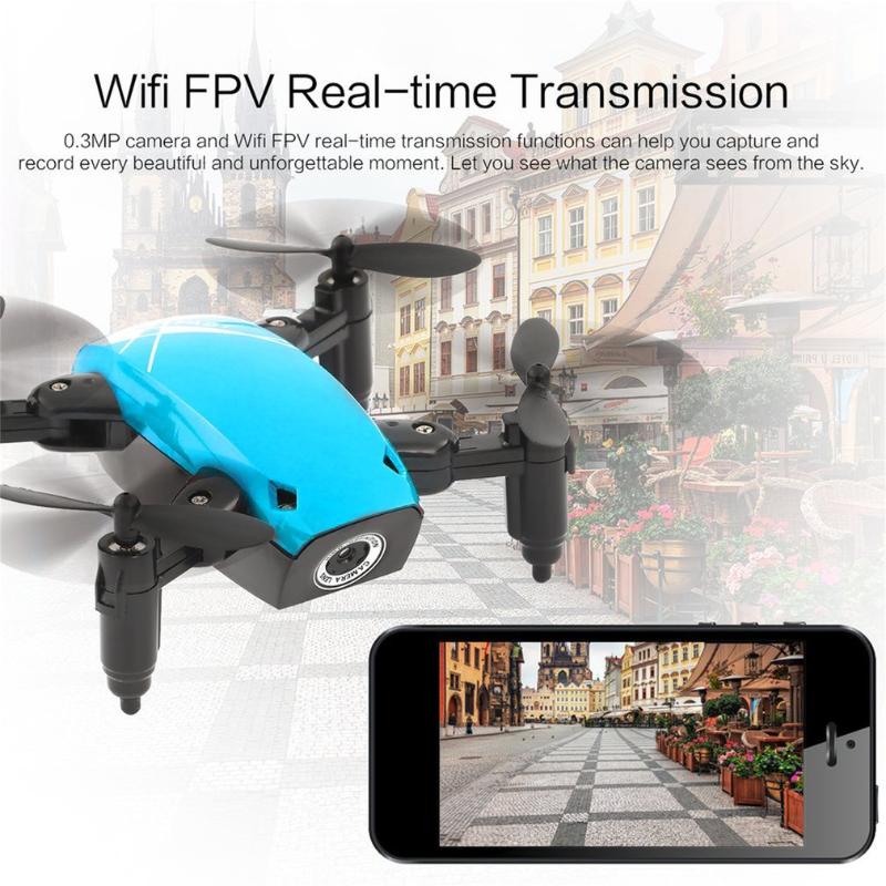 Hot S9W RC Drone WIFI FPV 0.3MP Camera Mini Foldable Atitude Hold Mode One-key Return 360 Degree Flip RC Helicopter 
Hot S9W RC Drone WIFI FPV 0.3MP Camera Mini Foldable Atitude Hold Mode One-key Return 360 Degree Flip RC Helicopter
