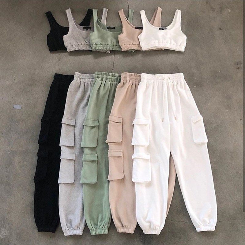2021 New Set Female Suits Pure Tank Top Long Spring Sports Outdoor Ensembles Sweatpants X522, Black
2021 New Set Female Suits Pure Tank Top Long Spring Sports Outdoor Ensembles Sweatpants X522, Black