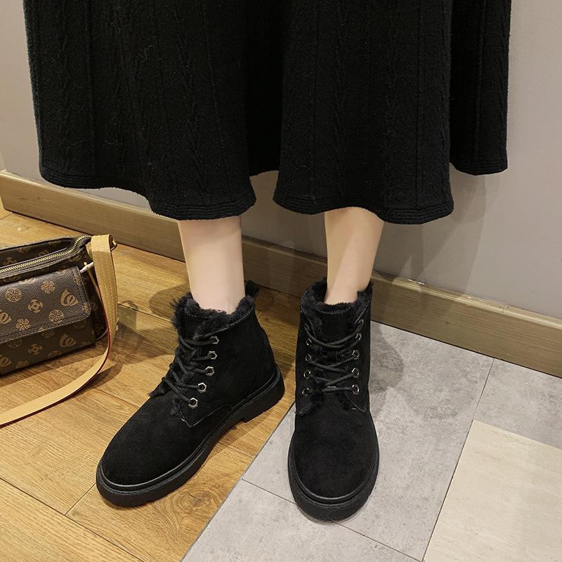 Women Winter Motorcycle Shoes Suede Plush New Snow Boots Women's Fashion Mid-Calf Boots Warm Casual Snow Botines Mujer, Beige
Women Winter Motorcycle Shoes Suede Plush New Snow Boots Women's Fashion Mid-Calf Boots Warm Casual Snow Botines Mujer, Beige
