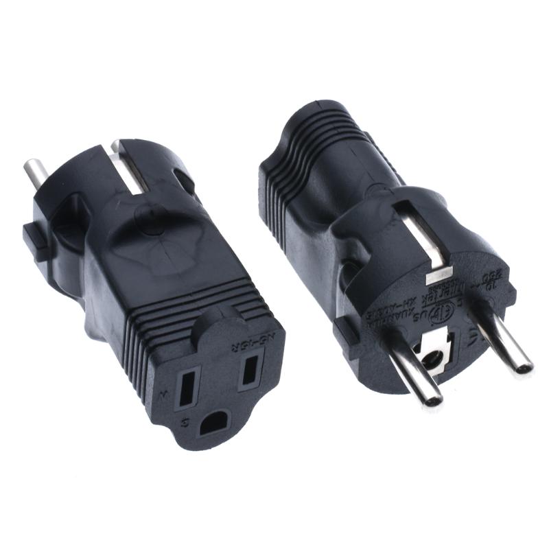 Europe to USA America Adapter,EU Male to USA 3Pole Female AC Converter Nema 5-15R Female Europe CEE7/7 3Pole Male AC Adapter
Europe to USA America Adapter,EU Male to USA 3Pole Female AC Converter Nema 5-15R Female Europe CEE7/7 3Pole Male AC Adapter