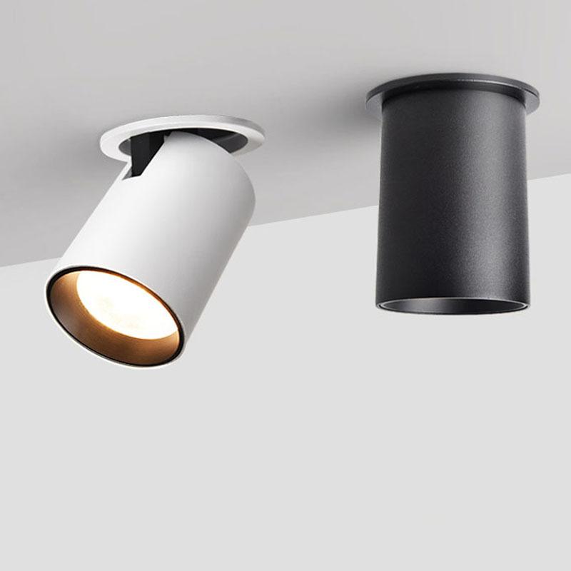 NEW LED Spotlights Dimmable 7W 12W AC110V 220V Embedded Ceiling Light Living Room Black White Housing CREE COB Downlight
NEW LED Spotlights Dimmable 7W 12W AC110V 220V Embedded Ceiling Light Living Room Black White Housing CREE COB Downlight