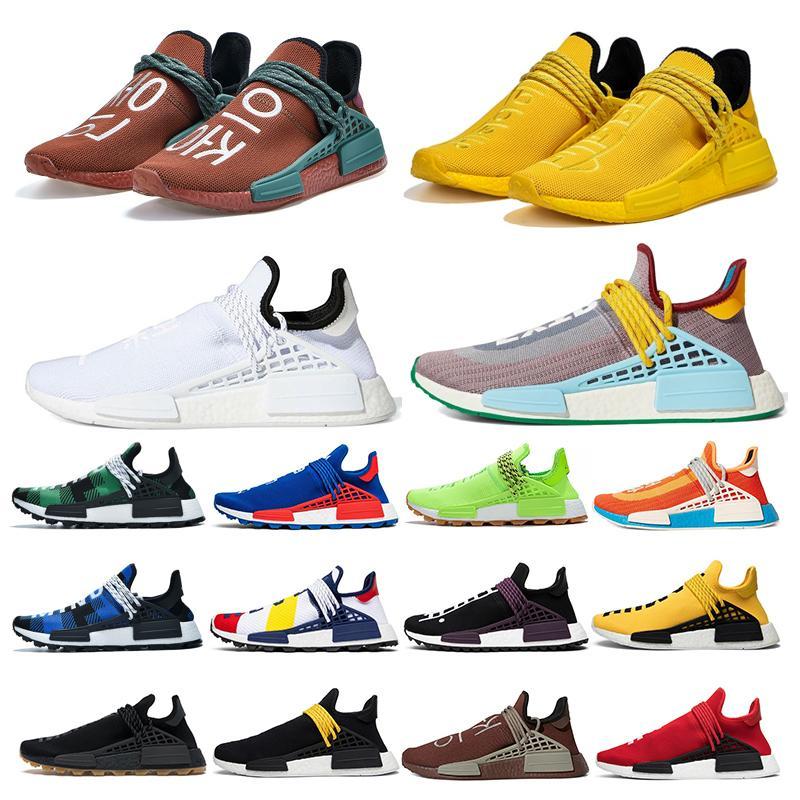 Newest Human race hu Pharrell Williams running shoes for men women Nerd Black Gum Digijack Pack Cream mens trainer sports sneaker 36-45, White
Newest Human race hu Pharrell Williams running shoes for men women Nerd Black Gum Digijack Pack Cream mens trainer sports sneaker 36-45, White