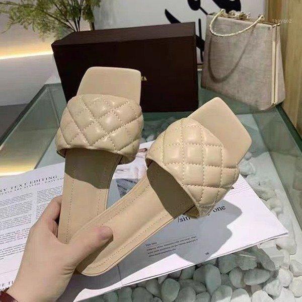 Lattice flat Slippers Women 2020 Summer Outdoors Sandals Women Casual Beach Shoes real leather Woman flipflops Runway 35-401, Beige
Lattice flat Slippers Women 2020 Summer Outdoors Sandals Women Casual Beach Shoes real leather Woman flipflops Runway 35-401, Beige