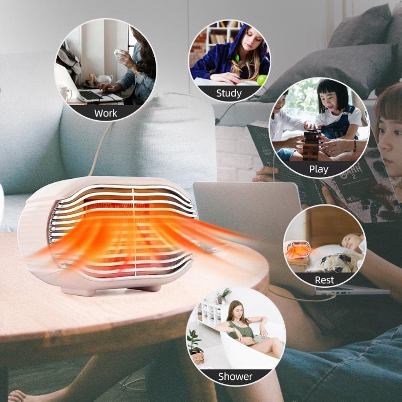 Portable Mini Electric Heater Household Fan Desktop Infrared Heating Fast Heating Save Warmer for Office Heater Low Noise Design, Us plug
Portable Mini Electric Heater Household Fan Desktop Infrared Heating Fast Heating Save Warmer for Office Heater Low Noise Design, Us plug
