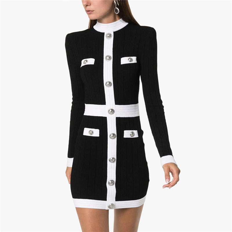 2021 New European Runway Designer Female Fall Elegant Single Breasted Shreds Meshed to Long Line Mini Dress 2yt5
2021 New European Runway Designer Female Fall Elegant Single Breasted Shreds Meshed to Long Line Mini Dress 2yt5