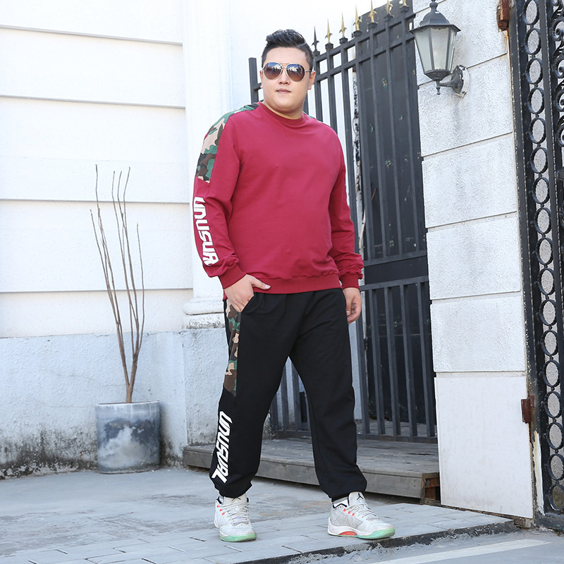 Plus Size 7XL 8XL 9XL Tracksuit Set Men Clothes Fashion Fat Sportwear Women Man Jacket+Pants 2 Piece Sets Sweat Suit Sweatshirts 201123