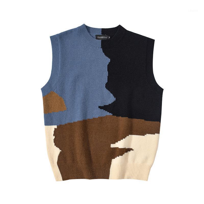 Sweater Vest Men's O-neck Sleeveless Oversized XL Patchwork High Quality No Yq Clothing Knitted Casual Male Sweater Pull Homme1, Black
Sweater Vest Men's O-neck Sleeveless Oversized XL Patchwork High Quality No Yq Clothing Knitted Casual Male Sweater Pull Homme1, Black