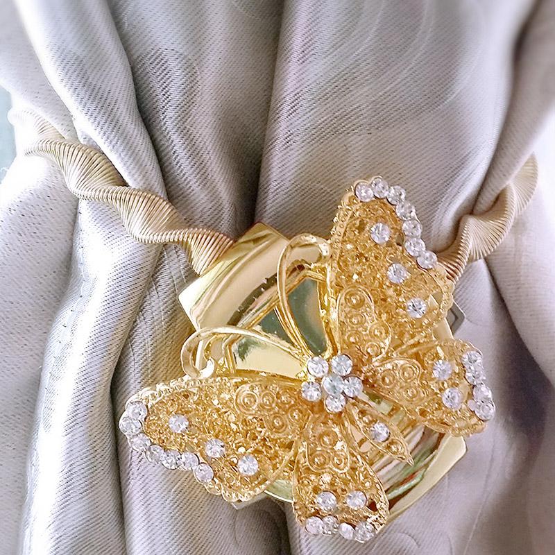 Golden Butterfly Magnet Curtain Hooks Buckle Clip Home Decor Alloy Spring Magnet Strap Crystal Curtain Belt Embrasse De Rideau
Golden Butterfly Magnet Curtain Hooks Buckle Clip Home Decor Alloy Spring Magnet Strap Crystal Curtain Belt Embrasse De Rideau