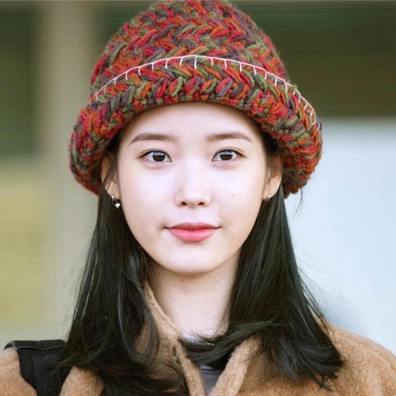 Fashion Thick Twist Thread Knitted Hat Female Artificial Winter Hats Caps Women thread Knit Beanies Bucket hat, Lavender
Fashion Thick Twist Thread Knitted Hat Female Artificial Winter Hats Caps Women thread Knit Beanies Bucket hat, Lavender