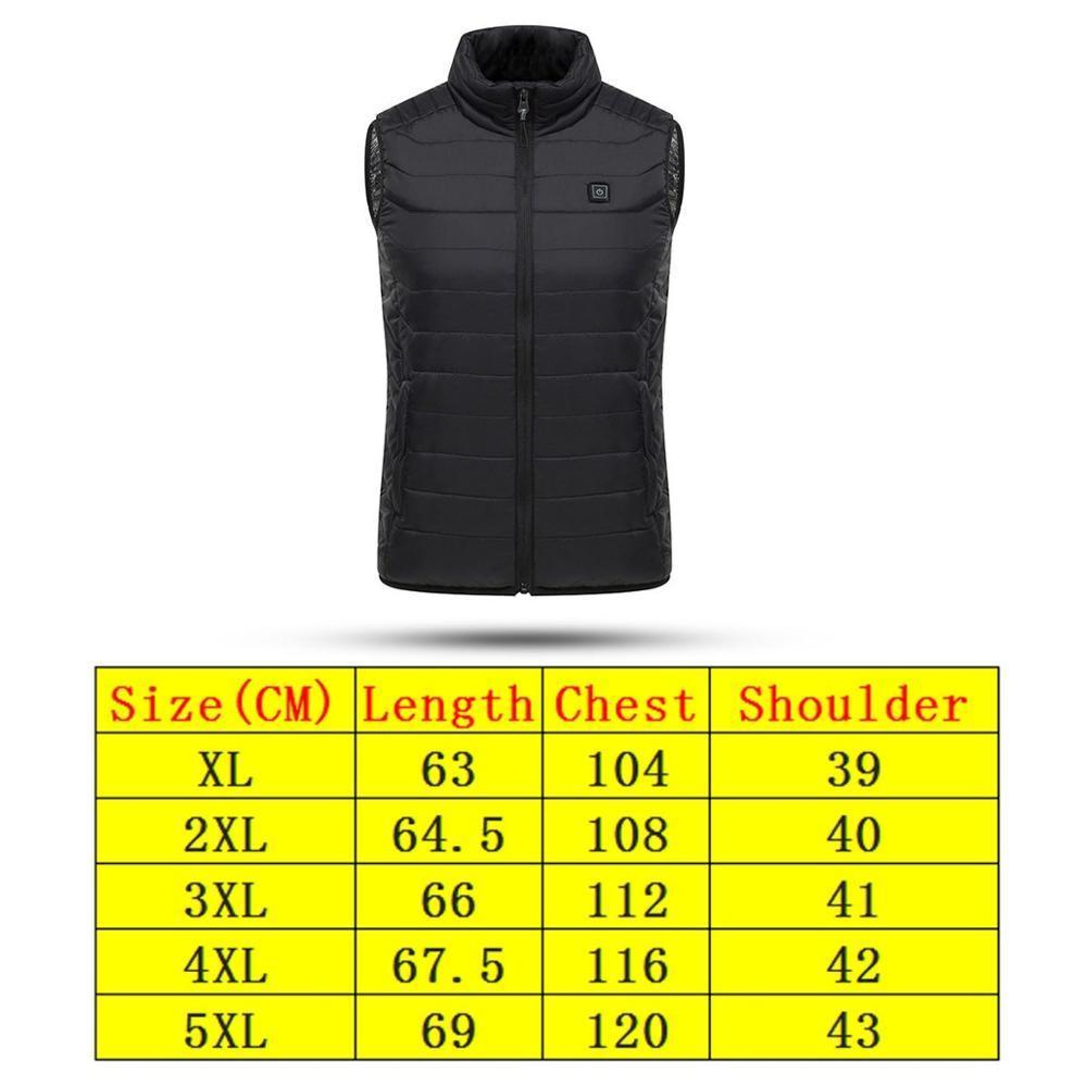 Winter Outdoor Jacke Men Electric Heated Vest USB Heating Vest Winter Thermal Cloth Feather Camping Hiking Warm Hunting Jacke 201120