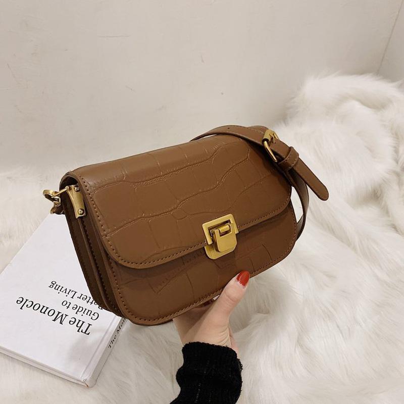 Stone pattern Flap Crossbody bag 2021 Fashion New High quality PU Leather Women's Designer Handbag Travel Shoulder Messenger Bag, Black
Stone pattern Flap Crossbody bag 2021 Fashion New High quality PU Leather Women's Designer Handbag Travel Shoulder Messenger Bag, Black