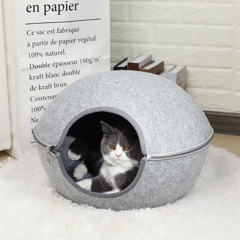Egg Shape Pet Cat Bed Felt Mats Sleeping Bag Zipper Funny Warm Bed For Small Dog Puppy kitten 2 Size Cushion Sofa Durable Kennel
Egg Shape Pet Cat Bed Felt Mats Sleeping Bag Zipper Funny Warm Bed For Small Dog Puppy kitten 2 Size Cushion Sofa Durable Kennel