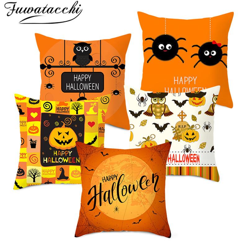 Fuwatacchi Happy Halloween Cushion Cover Geometric Pillows Cover Throw Pillowcase for Home Sofa Decorative Pillows 45*45cm, Pc10817
Fuwatacchi Happy Halloween Cushion Cover Geometric Pillows Cover Throw Pillowcase for Home Sofa Decorative Pillows 45*45cm, Pc10817