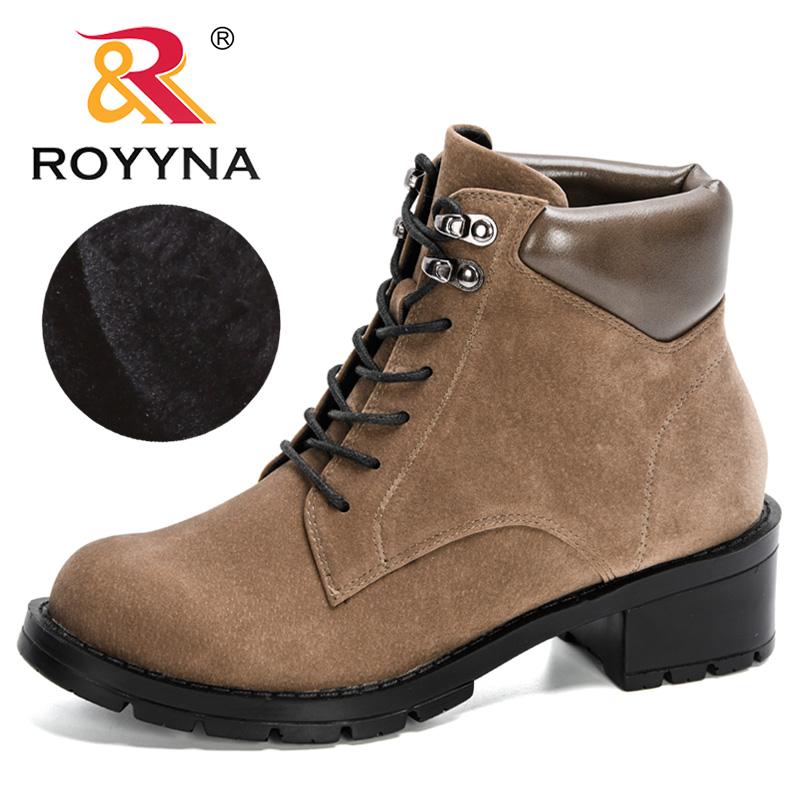 ROYYNA 2020 New Arrival Warm Plush Ankle Boots Thick Sole Casual Shoes Women Winter Shoes Short Snow Footwear Feminomo Lace Up, Black
ROYYNA 2020 New Arrival Warm Plush Ankle Boots Thick Sole Casual Shoes Women Winter Shoes Short Snow Footwear Feminomo Lace Up, Black