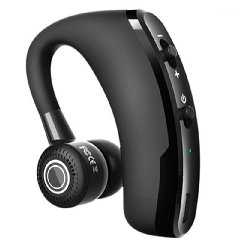 

V9 Handsfree Wireless Business Bluetooth Headset with Mic for Driver Sports Portable 180° Adjustable Universal Business Earbud1