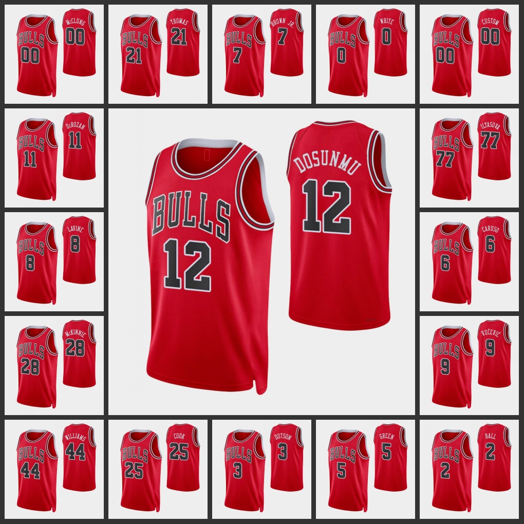 Men Chicago Bulls''DeMar DeRozan Alex Caruso Nikola Vucevic Ayo Dosunmu Matt Thomas 75th Anniversary Diamond Custom Red Jersey
Men Chicago Bulls''DeMar DeRozan Alex Caruso Nikola Vucevic Ayo Dosunmu Matt Thomas 75th Anniversary Diamond Custom Red Jersey