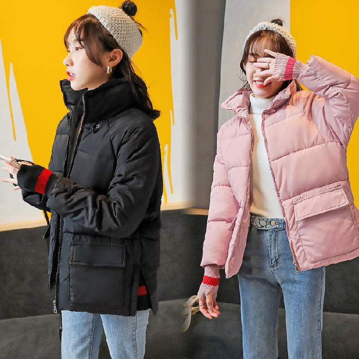 new autumn and winter down jacket female loose ultra short coat firecotton-padded clothes fashion studen 201217