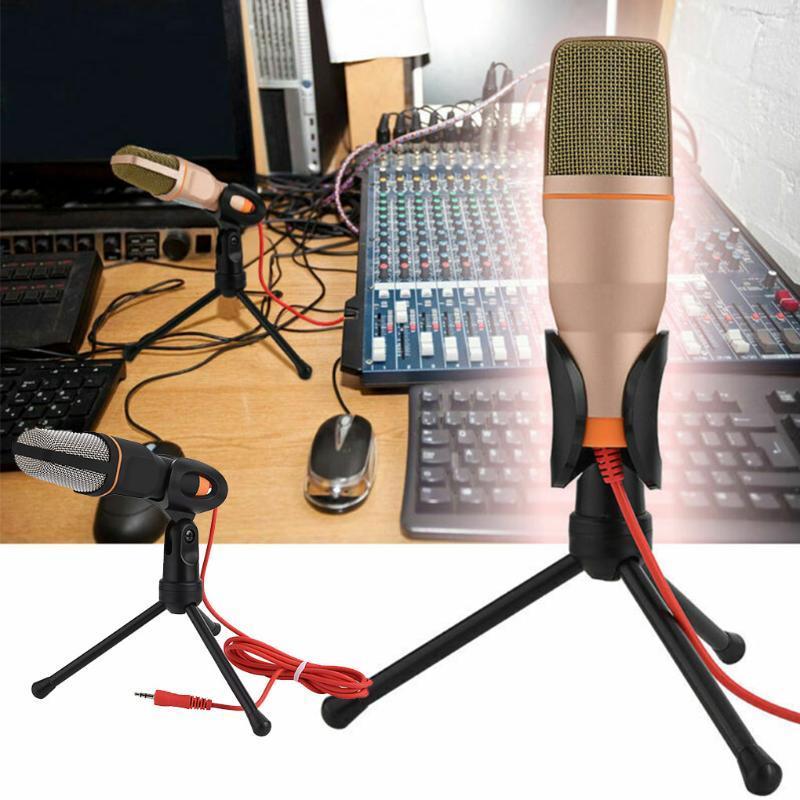 SF-666 Condenser Sound Microphone 3.5mm Plug Home Stereo MIC Desktop Tripod for PC YouTube Video Skype Chatting Gaming Recording1
SF-666 Condenser Sound Microphone 3.5mm Plug Home Stereo MIC Desktop Tripod for PC YouTube Video Skype Chatting Gaming Recording1
