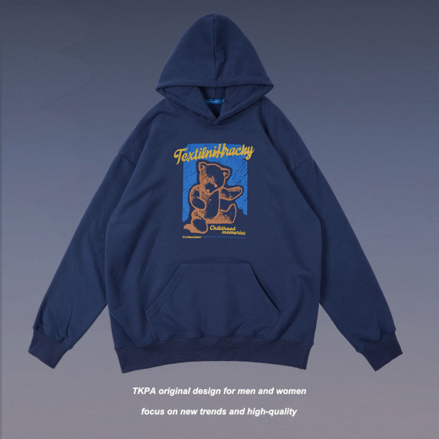 Tkpa American Guochao brand oversize Hoodie for men and women high street hip hop couple top, Black
Tkpa American Guochao brand oversize Hoodie for men and women high street hip hop couple top, Black