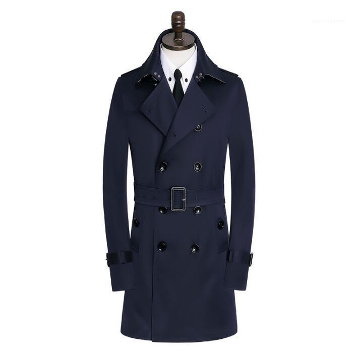 Mens trench coats blue man double breasted coat men clothes slim overcoat long sleeve spring autumn big size - 9XL1, Black
Mens trench coats blue man double breasted coat men clothes slim overcoat long sleeve spring autumn big size - 9XL1, Black