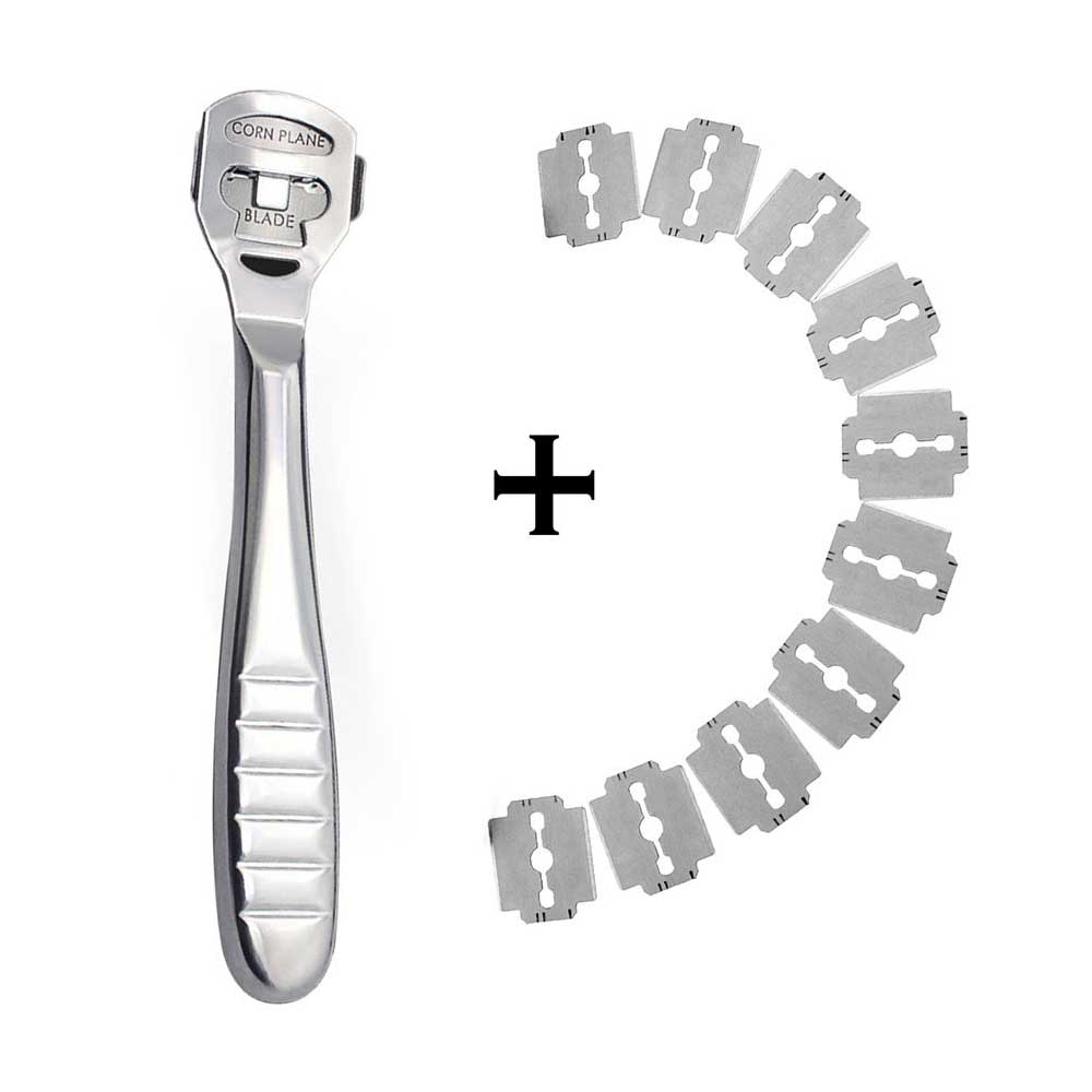 Foot Callus Shaver Heel Hard Skin Remover Hand Feet Pedicure Razor Tool Shavers Stainless Steel Handle 10 Blades Foot Care Tool
Foot Callus Shaver Heel Hard Skin Remover Hand Feet Pedicure Razor Tool Shavers Stainless Steel Handle 10 Blades Foot Care Tool