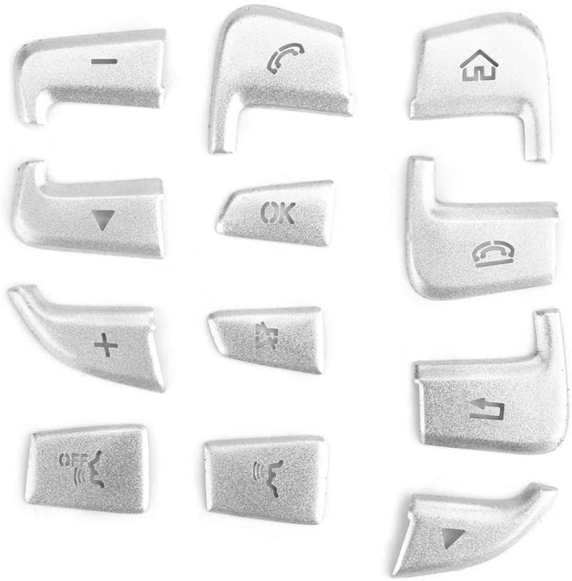 Car Steering Wheel Button Trim Cover Decoration Stickers Replacement For Mercedes Benz 2015-2019 Interior Accessories (12pcs)
Car Steering Wheel Button Trim Cover Decoration Stickers Replacement For Mercedes Benz 2015-2019 Interior Accessories (12pcs)