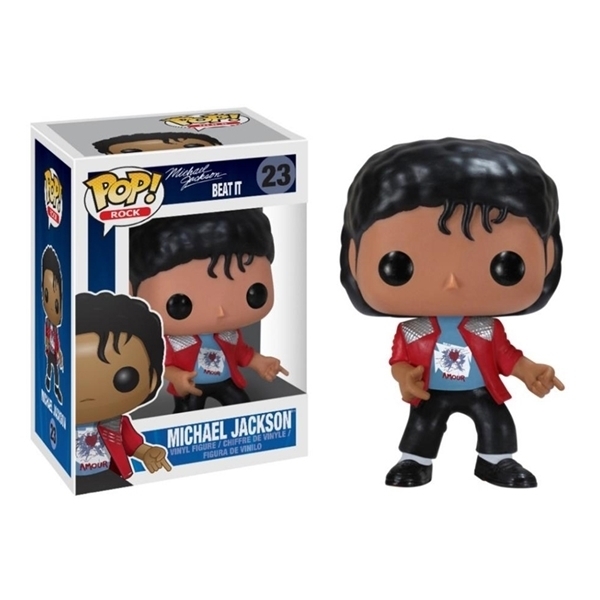 Funko POP BEAT IT MICHAEL Popular Music Star PVC Action Figure Collection Model Children Toys for Kids Birthday Gift C1118