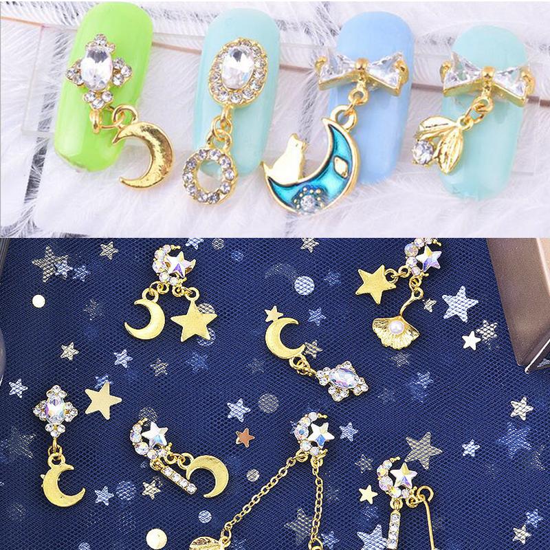 10pc/Lot Zircon Nail Charm Rhinestone Gold/Silver Charming Stud Rivet Crystal Bow-knot Dangle DIY Nail Art Charm Accessory Decor
10pc/Lot Zircon Nail Charm Rhinestone Gold/Silver Charming Stud Rivet Crystal Bow-knot Dangle DIY Nail Art Charm Accessory Decor