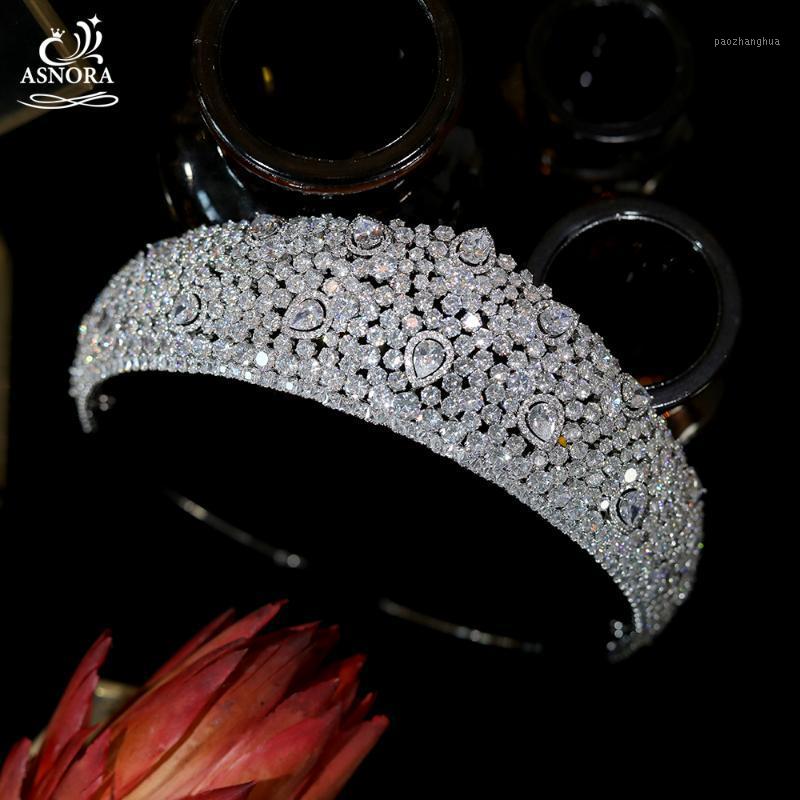 High-Quality Bridal Stunning European Zircon Crown Crystal Wedding Hair Accessories ASNORA Shiny Tiaras Clips & Barrettes, Golden;silver
High-Quality Bridal Stunning European Zircon Crown Crystal Wedding Hair Accessories ASNORA Shiny Tiaras Clips & Barrettes, Golden;silver