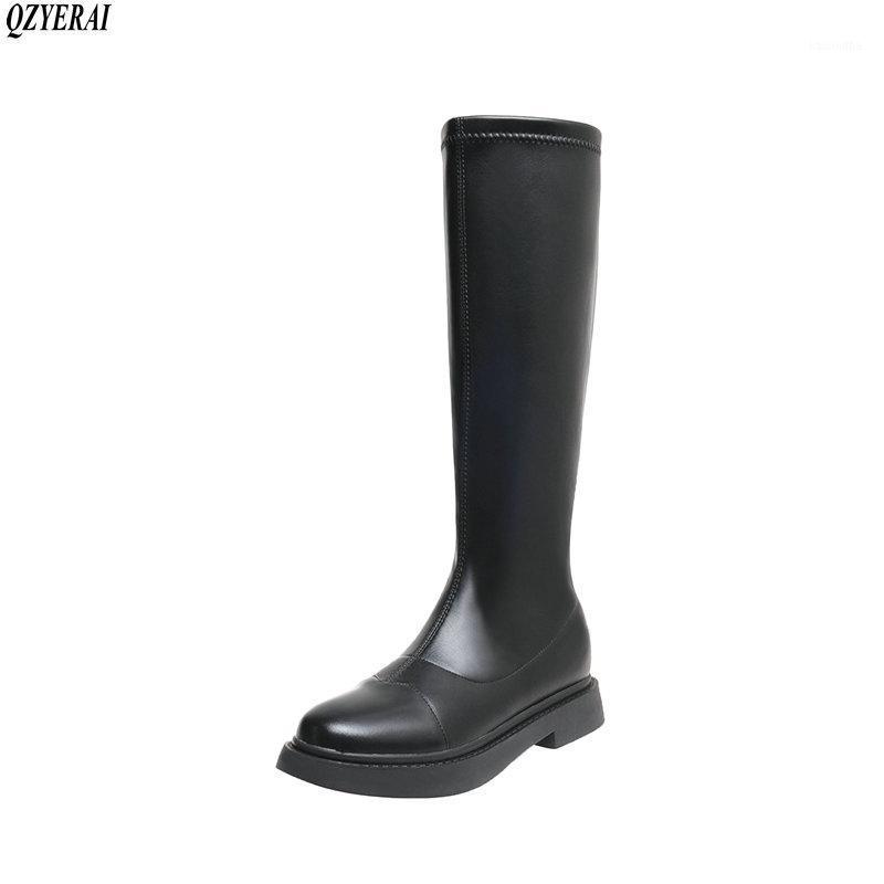 QZYERAI New style Knight boots Genuine leather Female boots Women's cowhide Women's shoes1, Black
QZYERAI New style Knight boots Genuine leather Female boots Women's cowhide Women's shoes1, Black