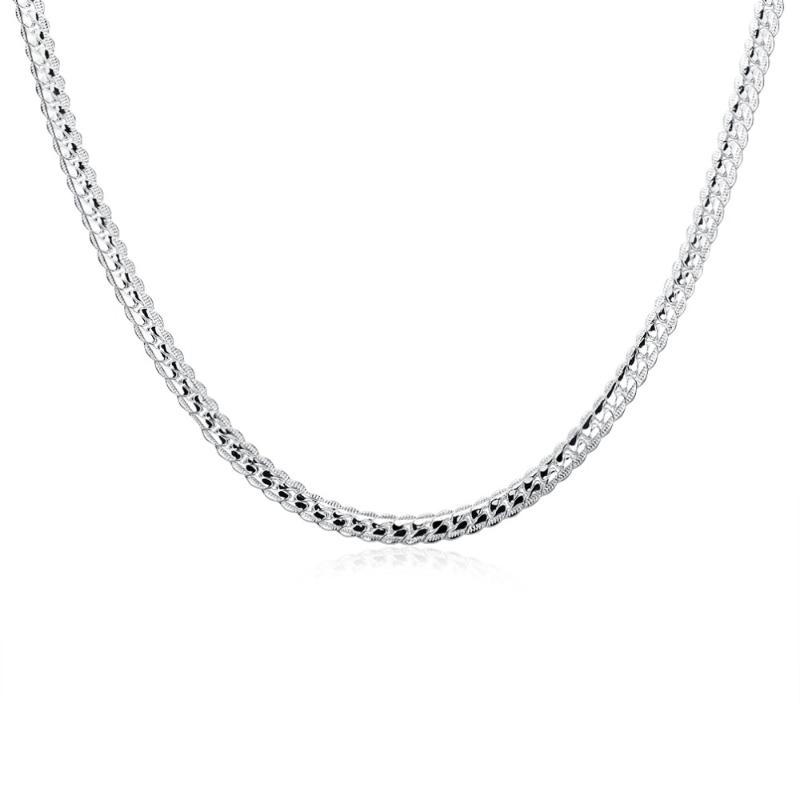 5MM Snake Chain Necklace Beautiful Fashion Jewerly Making Solid Silver Plated Classic 5MM Wide Statement Men's Punk Rock Chain
5MM Snake Chain Necklace Beautiful Fashion Jewerly Making Solid Silver Plated Classic 5MM Wide Statement Men's Punk Rock Chain