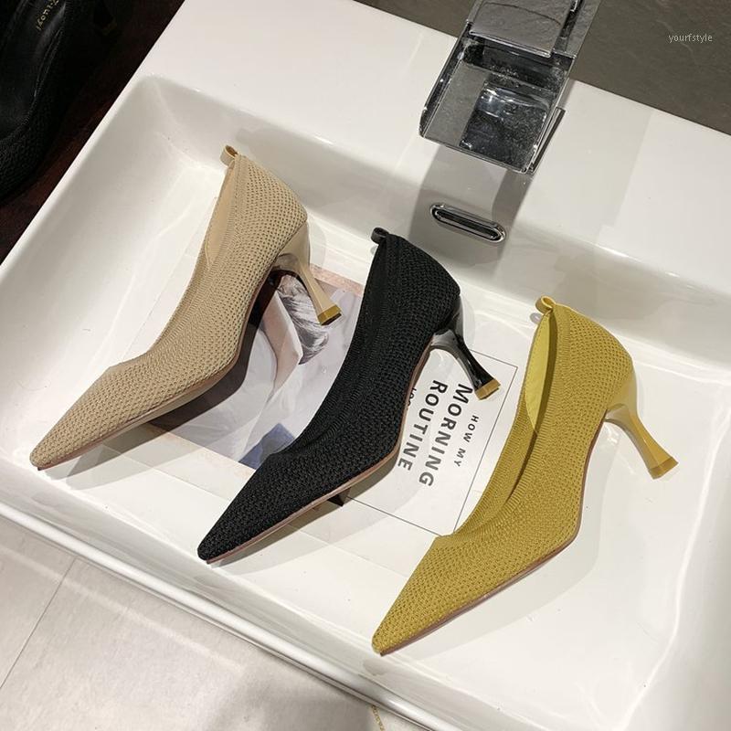 New Women Pumps High Heels Shoes Woman Pumps Knitweaving Pointed Toe Dress Office Shoes Women Heels 2020 Fashion Simple1, Khaki
New Women Pumps High Heels Shoes Woman Pumps Knitweaving Pointed Toe Dress Office Shoes Women Heels 2020 Fashion Simple1, Khaki