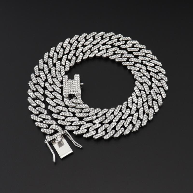 12mm Pink Cuban Bracelet Necklace Rhinestone Zinc Alloy Rose Gold Plating Miami Necklaces
12mm Pink Cuban Bracelet Necklace Rhinestone Zinc Alloy Rose Gold Plating Miami Necklaces