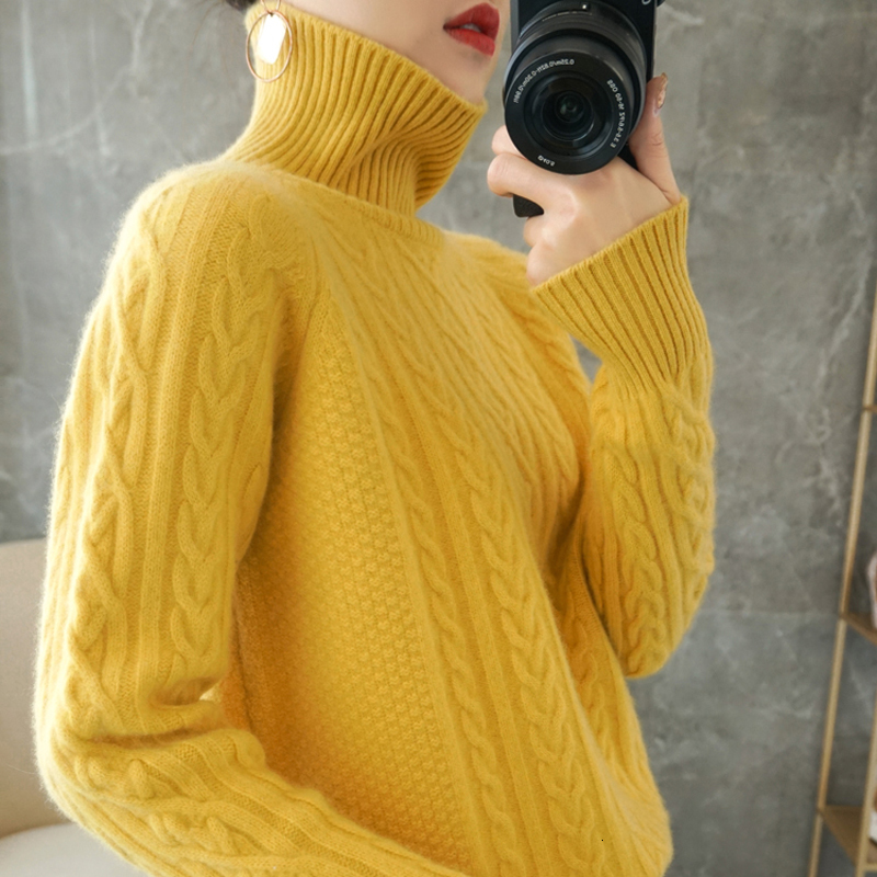 2021 New Thicher Warm Soft Sweater for Women 100% Pure Wool Knitted Jumpers Hot Sale Turtleneck Long Sleeve Winte Pullovers Eyke, Blue
2021 New Thicher Warm Soft Sweater for Women 100% Pure Wool Knitted Jumpers Hot Sale Turtleneck Long Sleeve Winte Pullovers Eyke, Blue