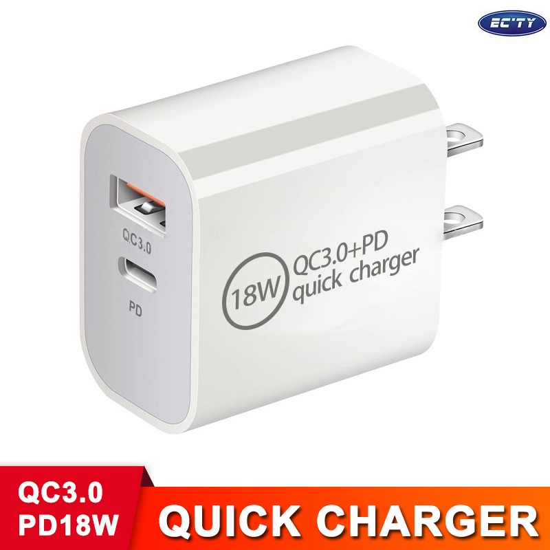 Quick Charger QC 3.0 PD 18W for I12 Type-C USB Port EU US UK AU Plug Fast Safe Charging Adapter Wall Charger
Quick Charger QC 3.0 PD 18W for I12 Type-C USB Port EU US UK AU Plug Fast Safe Charging Adapter Wall Charger