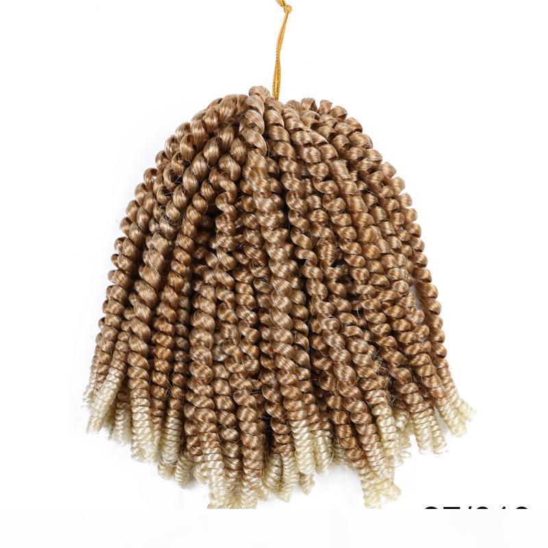 Ombre Spring Twist Hair 8 Inch Fluffy Crochet Braids Synthetic Hair Extensions Braids Kinky Curly Twists 100g pc, Black
Ombre Spring Twist Hair 8 Inch Fluffy Crochet Braids Synthetic Hair Extensions Braids Kinky Curly Twists 100g pc, Black