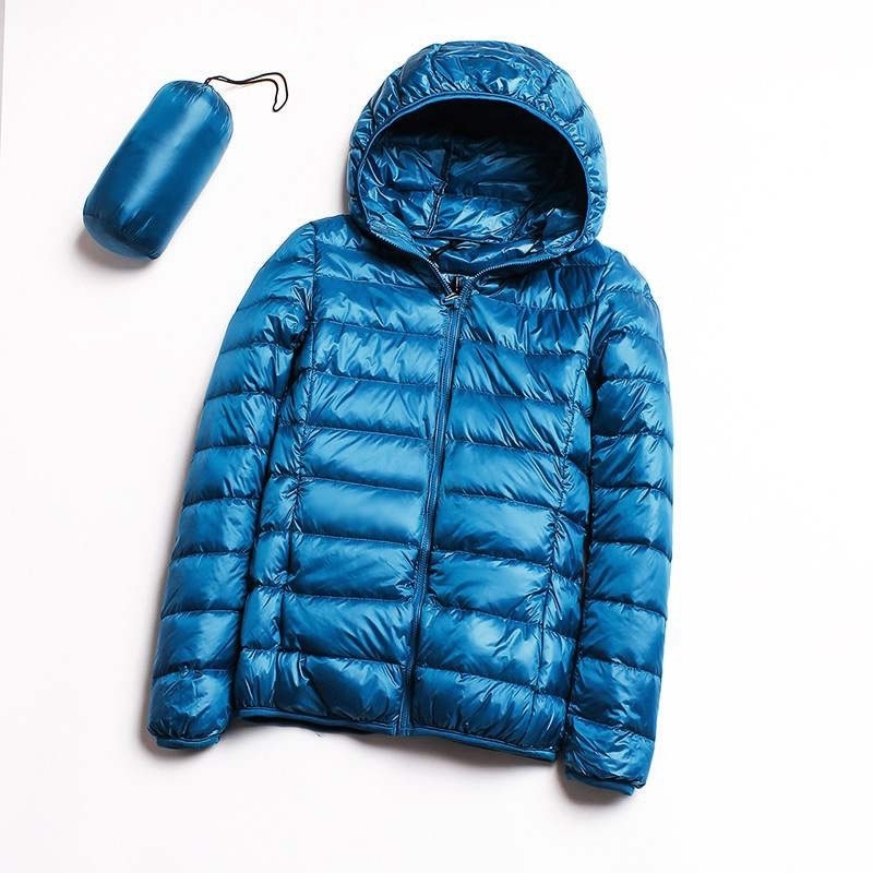 Coats Outwear Warm Hooded Down Jacket Ultra Light Autumn Winter Women Short Jacket Duck Down Coat Windbreaker Plus 5XL 6XL 201029