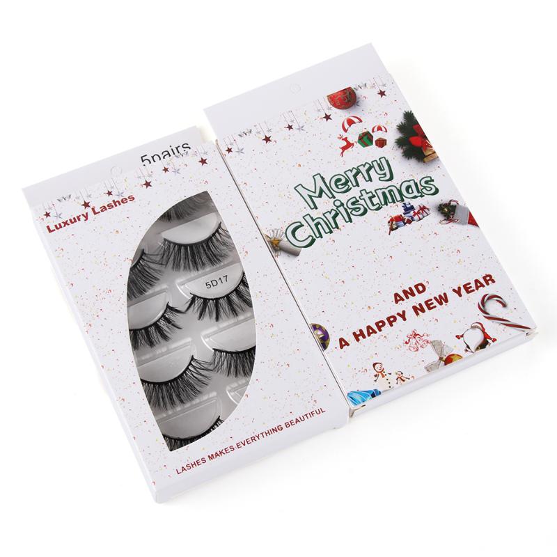 5 pairs of mixed styles 5D mink false eyelashes Christmas packaging soft and delicate fluffy eyelashes natural long
5 pairs of mixed styles 5D mink false eyelashes Christmas packaging soft and delicate fluffy eyelashes natural long