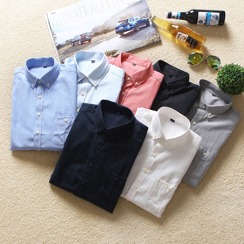 Autumn Shirts Men Fashion Fitted Dress Shirt Casual Solid Long Sleeve Slim Fit White Imported Shirts Male Blouses Plus Size 5XL Y200408