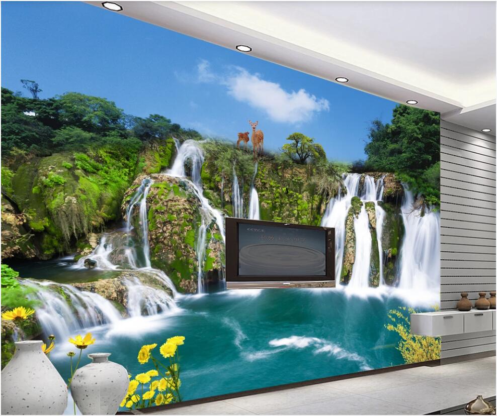 Custom murals 3d photo wallpaper Modern mountain waterfall landscape painting home decor living room wallpaper for walls 3 d on the wall, Non-woven
Custom murals 3d photo wallpaper Modern mountain waterfall landscape painting home decor living room wallpaper for walls 3 d on the wall, Non-woven