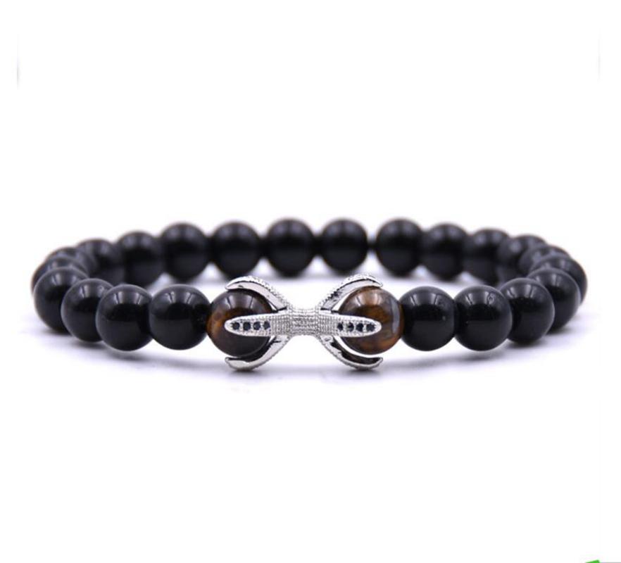 Luxury Gold Cubic Zirconia Geometric Hexagon Brass Beads Bracelets Men Tiger Eye Stone Black onyx Bracelet
Luxury Gold Cubic Zirconia Geometric Hexagon Brass Beads Bracelets Men Tiger Eye Stone Black onyx Bracelet
