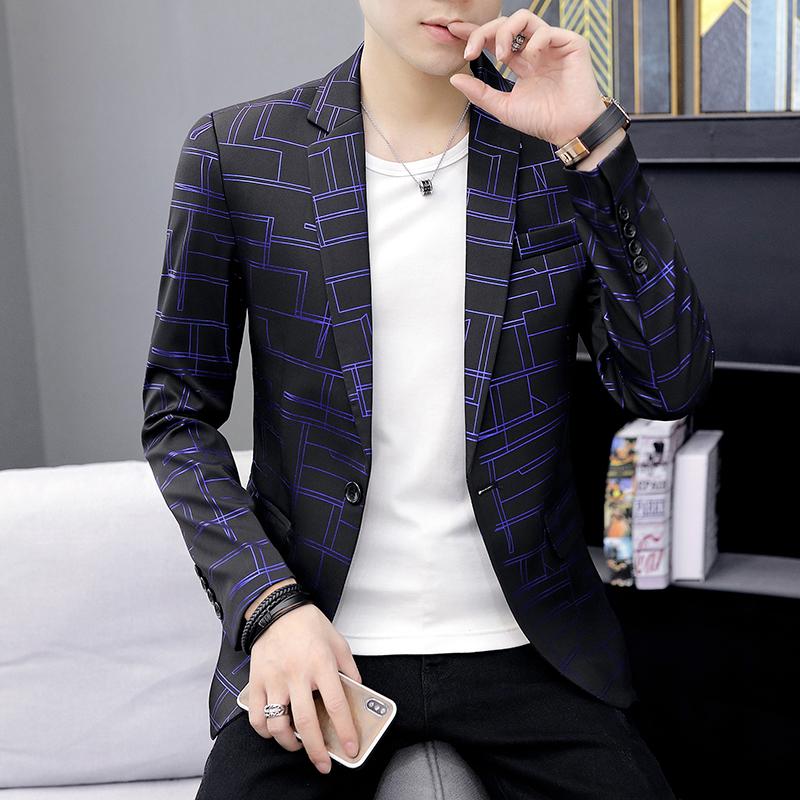 Suit men's single western clothes 2021 new spring and autumn casual small suit Korean version slim fashion ruffian handsome coat, Black
Suit men's single western clothes 2021 new spring and autumn casual small suit Korean version slim fashion ruffian handsome coat, Black