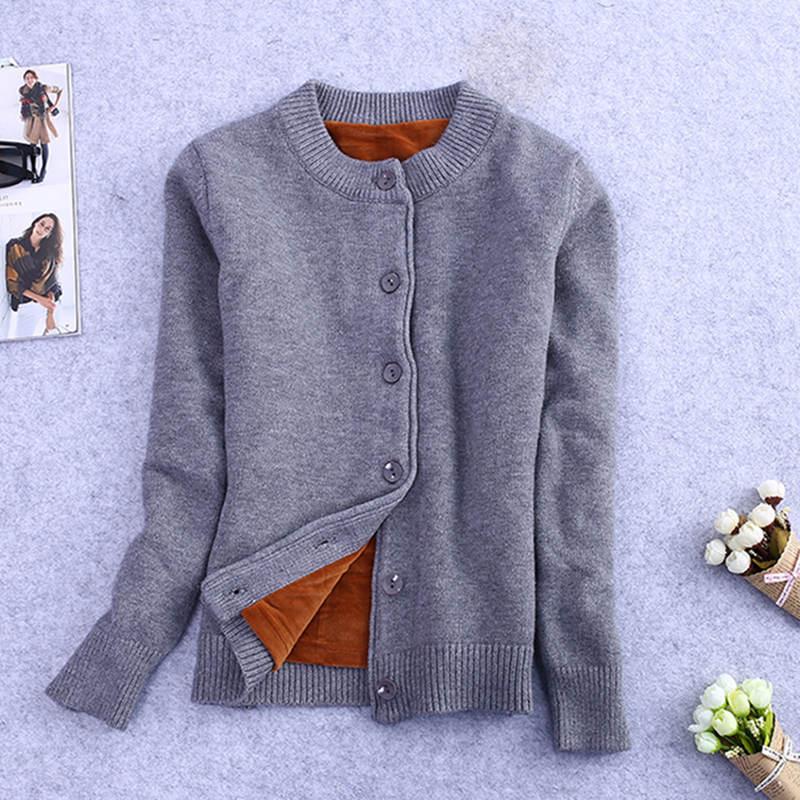 Velvet Knitted Cardigan Female Short Sweater Jacket Women Long Sleeve Jumper Sweaters Warm Cardigan Women, Black
Velvet Knitted Cardigan Female Short Sweater Jacket Women Long Sleeve Jumper Sweaters Warm Cardigan Women, Black